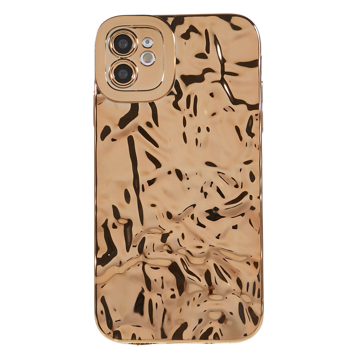 Wrinkled Uneven Phone Case for iPhone 11 Electroplating Flexible TPU Phone Cover Wrinkled Uneven Phone Case for iPhone 11 Electroplating Flexible TPU Phone Cover